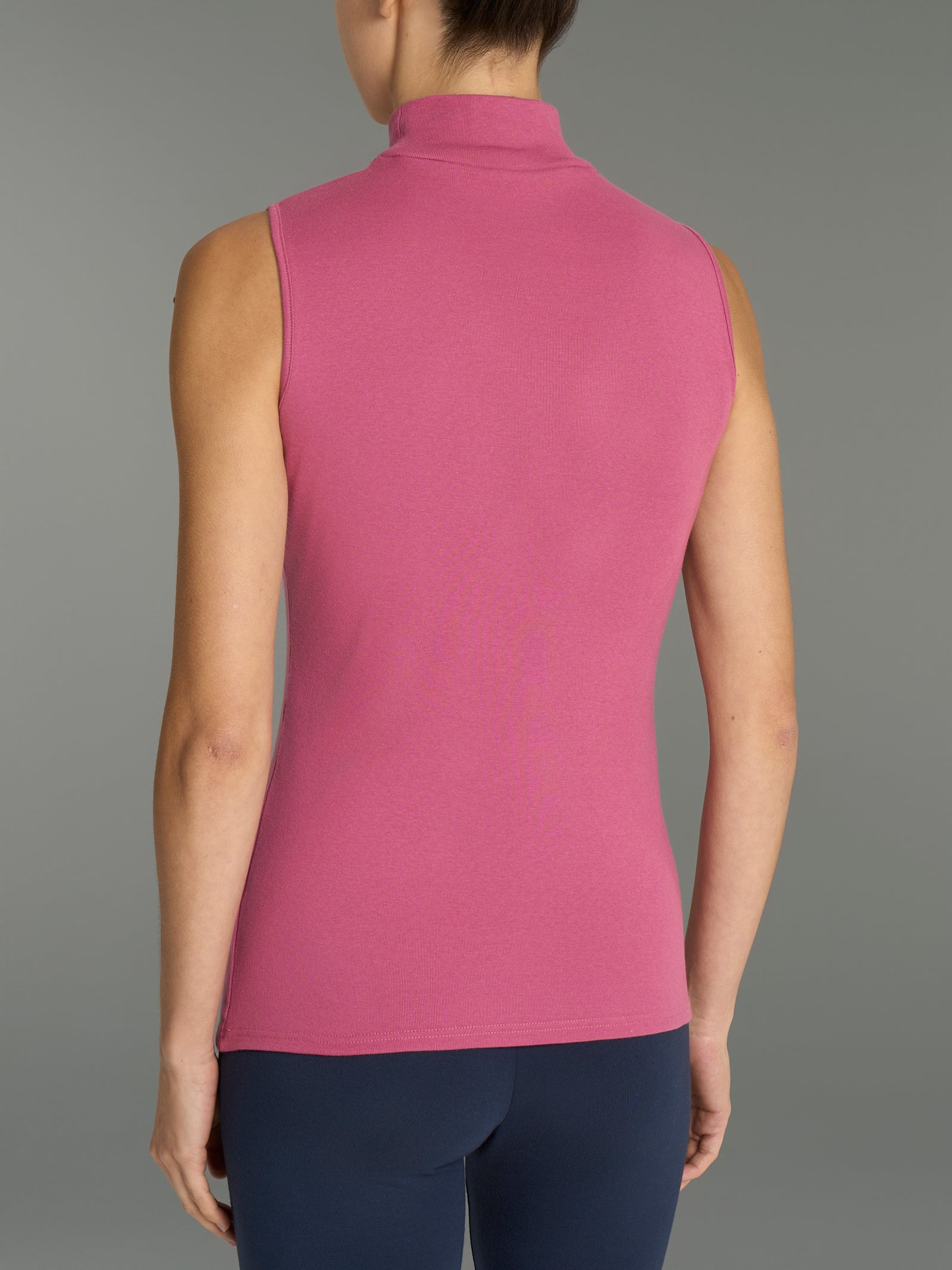 Ragno Thermo Cotton smanicato lupetto Red Violet caldo