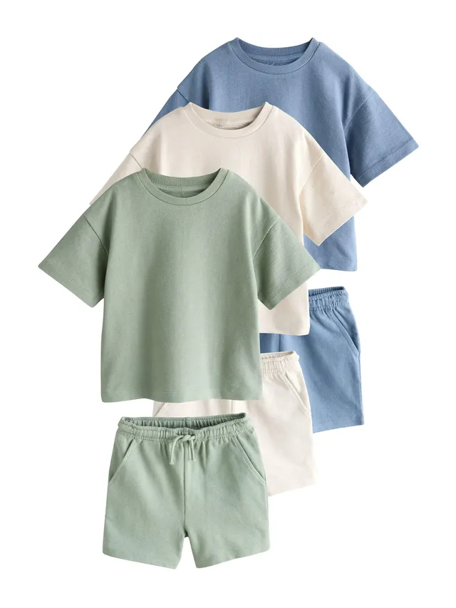 Geo Next Set 3 Pezzi Maglietta Shorts 80-86 Uso Quotidiano