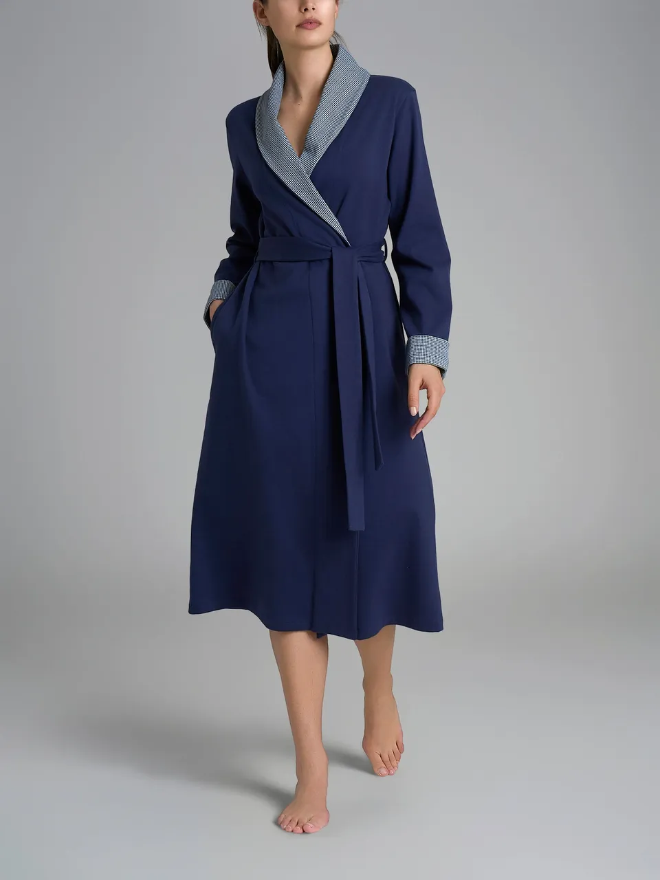 Ragno Interlock vestaglia cotone donna fant Naval Academy