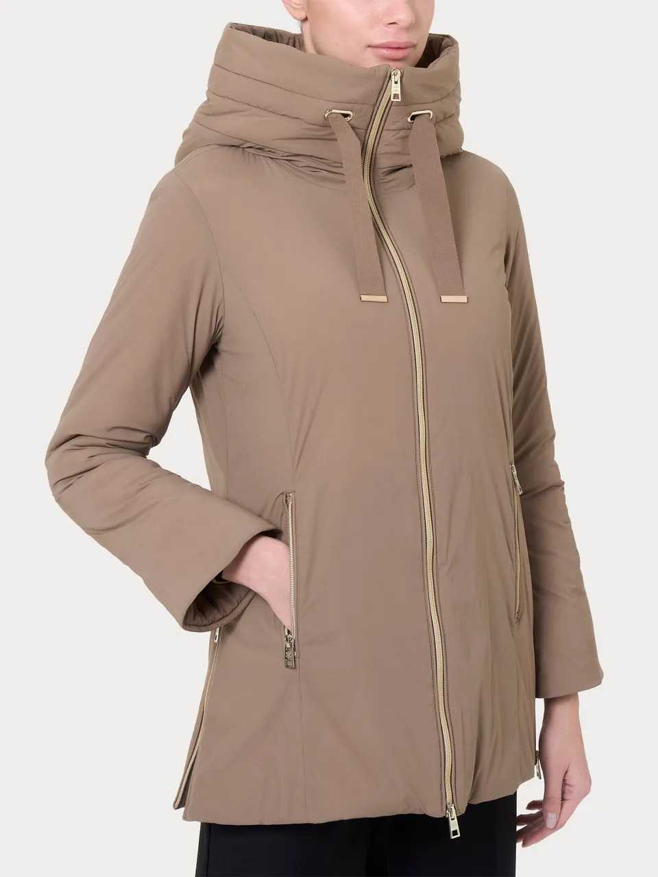 Ragno Comfort piumino lana 200 gr Pine Bark cappotto zip