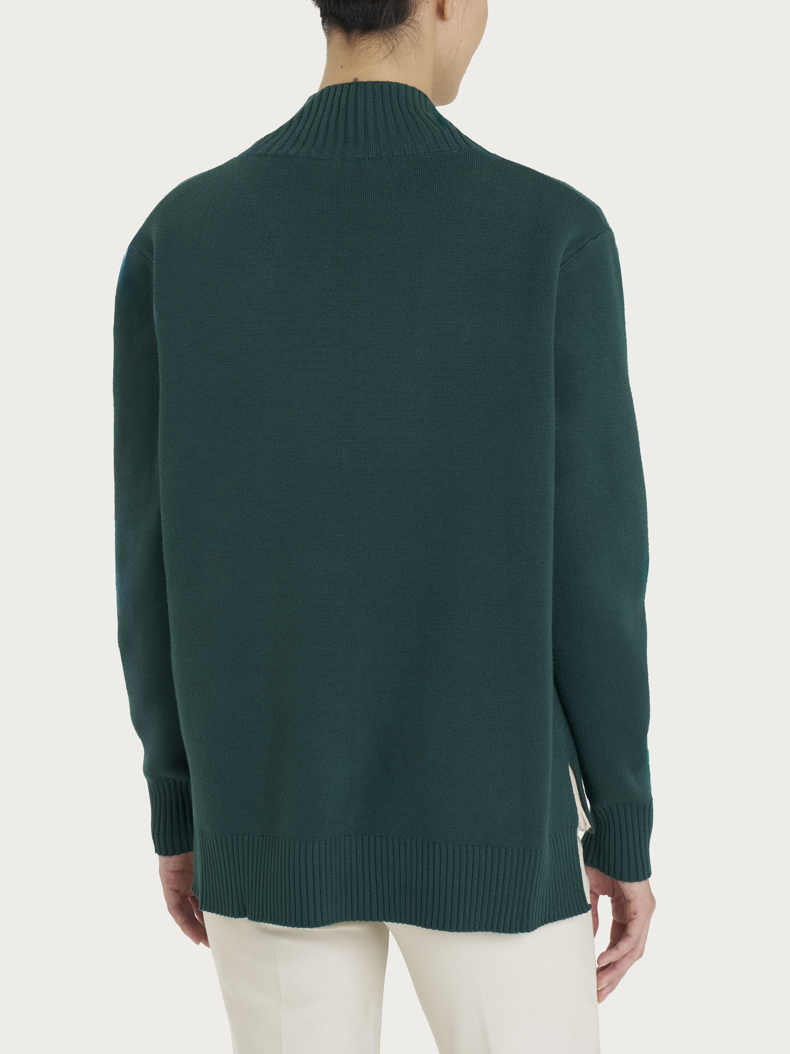 Ragno Super Soft Cardigan Aperto Rain Forest Misto Viscosa