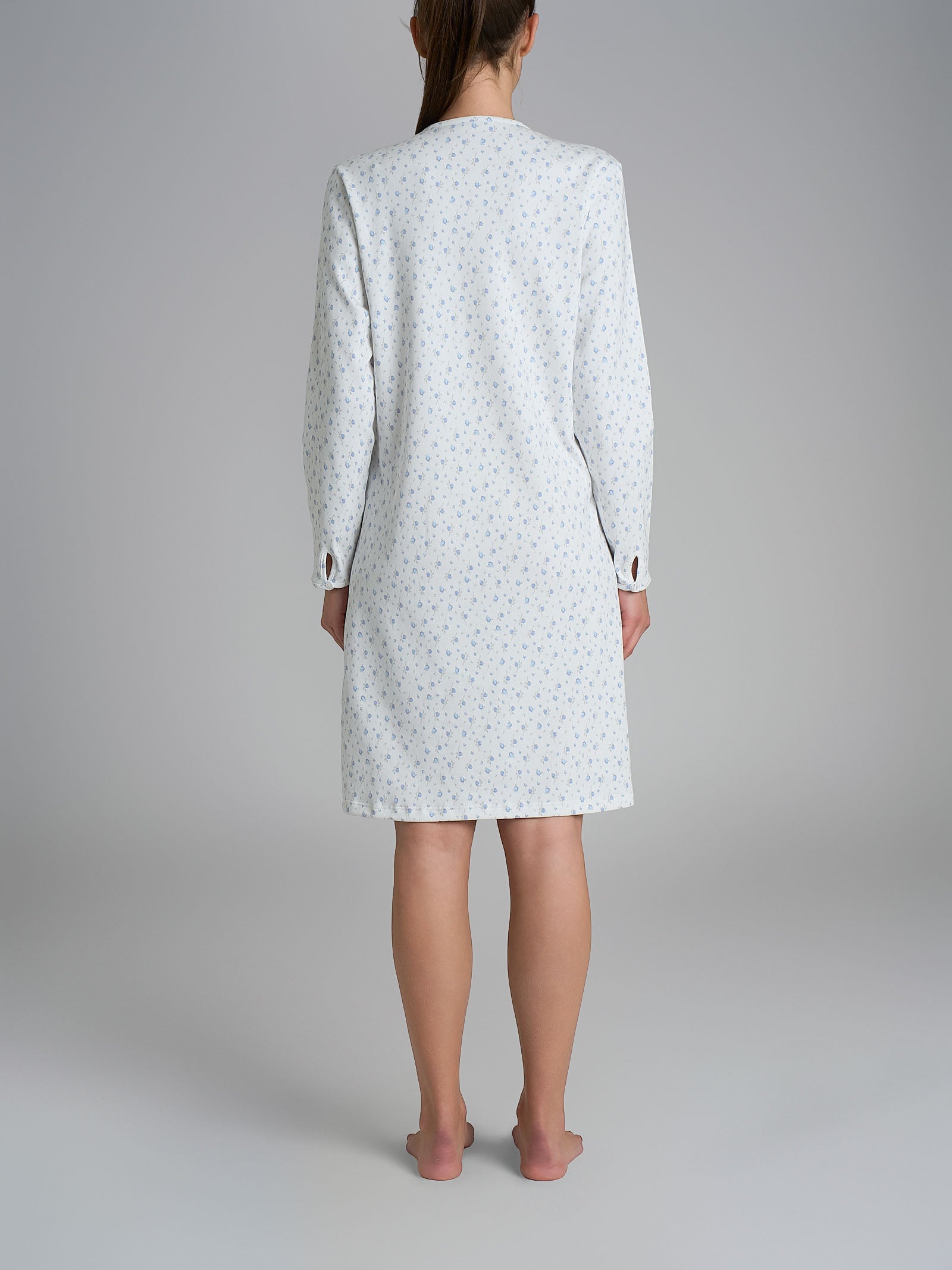 Ragno Jersey Camicia Notte Serafino Fant.Eventide Cotone