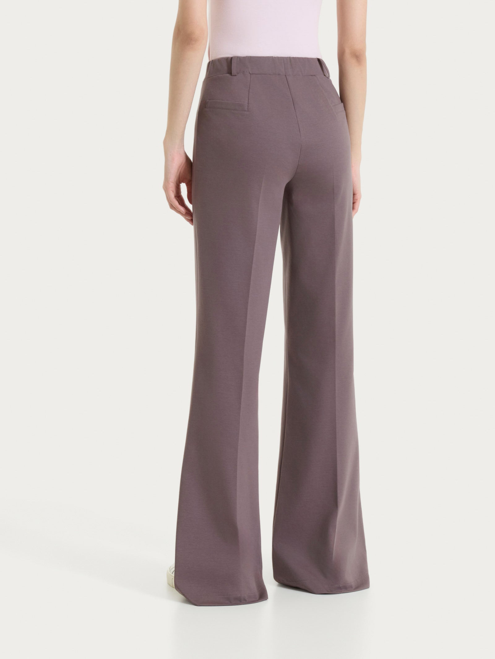 Ragno Compact Light Pantalone flare plum truffle