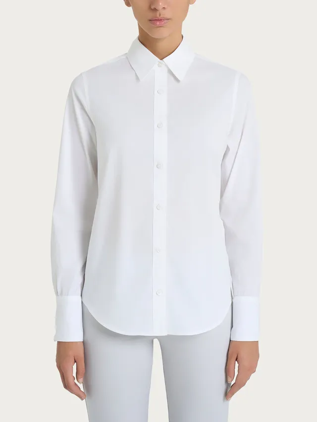 Ragno Camicia Classica Popeline camicia donna Bianco regular