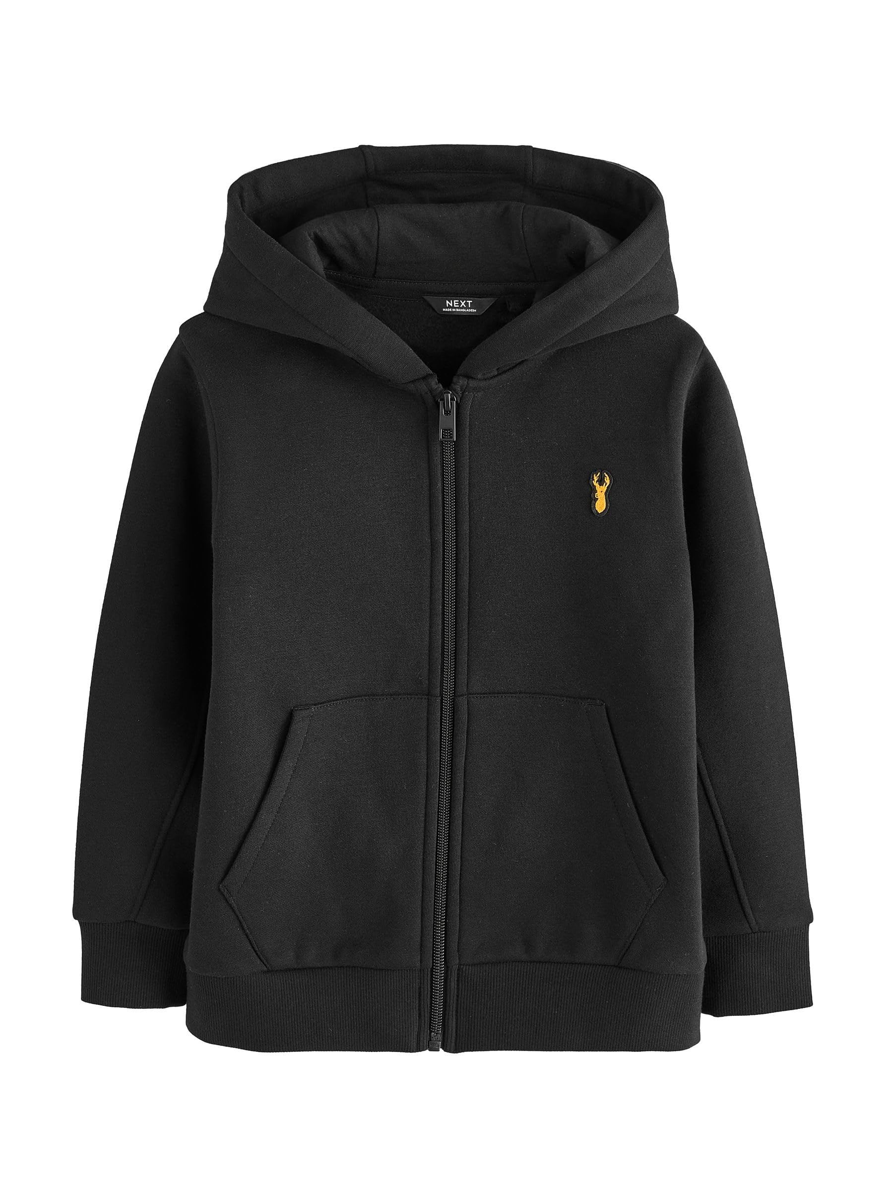 Next Felpa Zip Cappuccio Ragazzo Tinta Unita Comoda