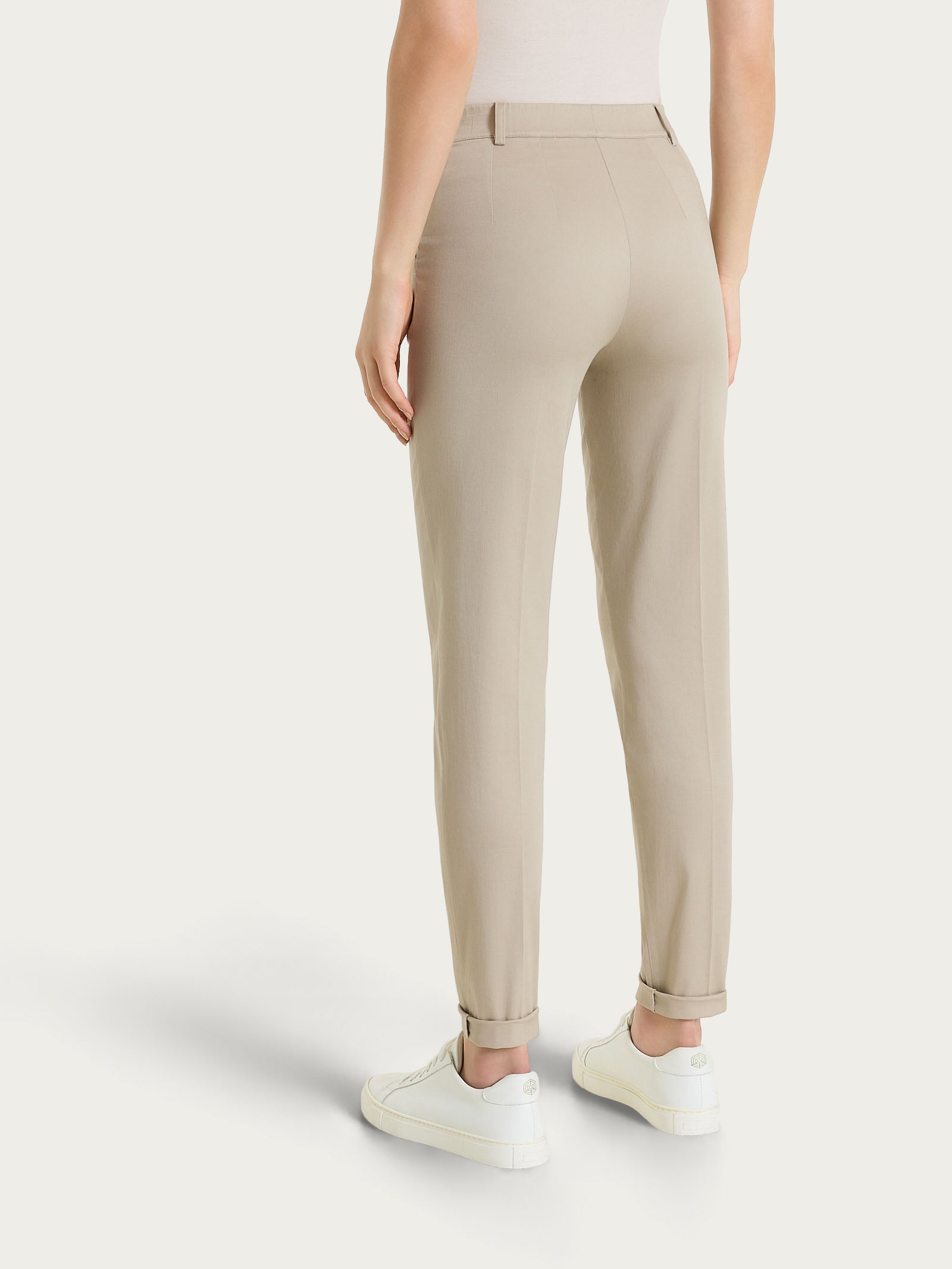 Ragno Satin Power Pantalone Chino Slim Crockery cotone