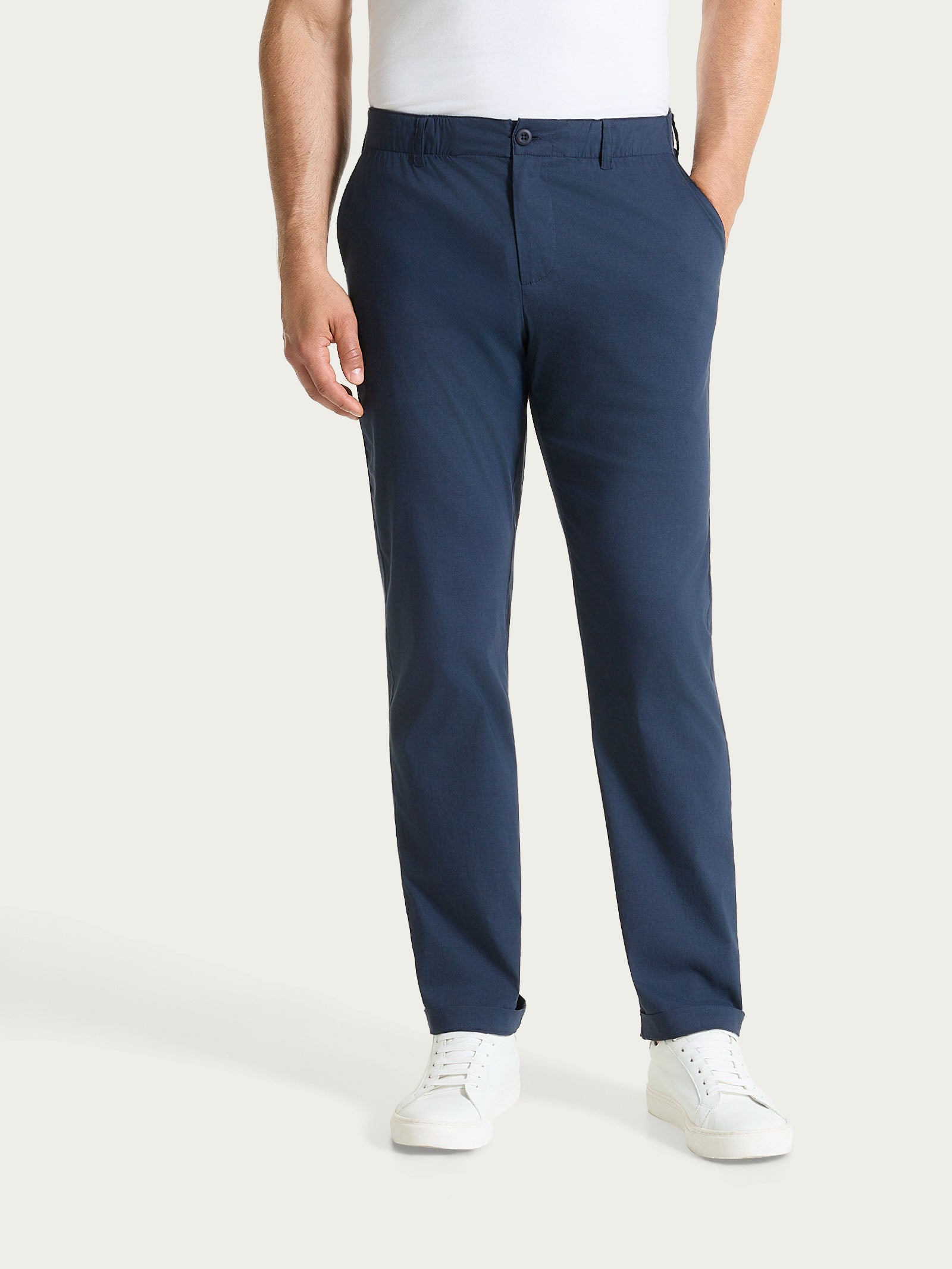 Ragno Pantalone Chino Super Fresh Bleu Uomo