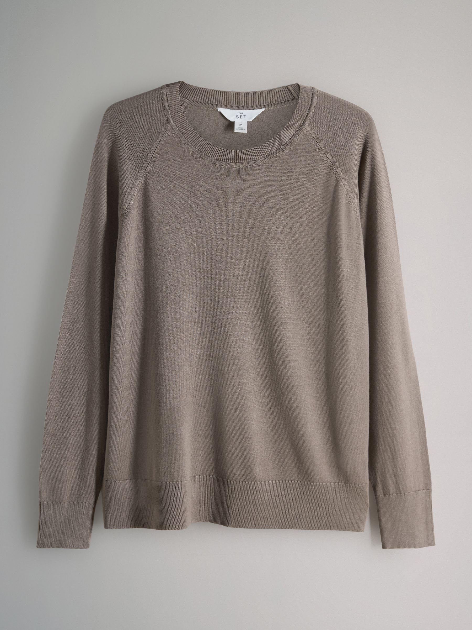 The Set donna maglie punto fine girocollo 4 pz
