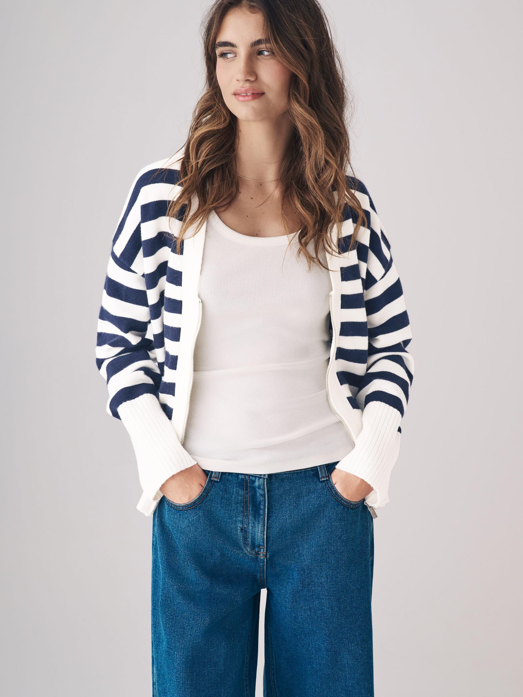 Next The Set cardigan donna 2 pezzi con zip