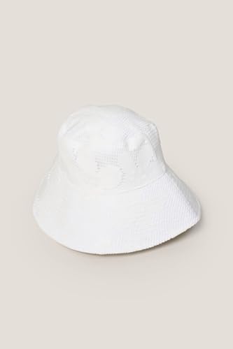 Goldenpoint Filet Cappello Bucket Tela e Pizzo Tinta Unita