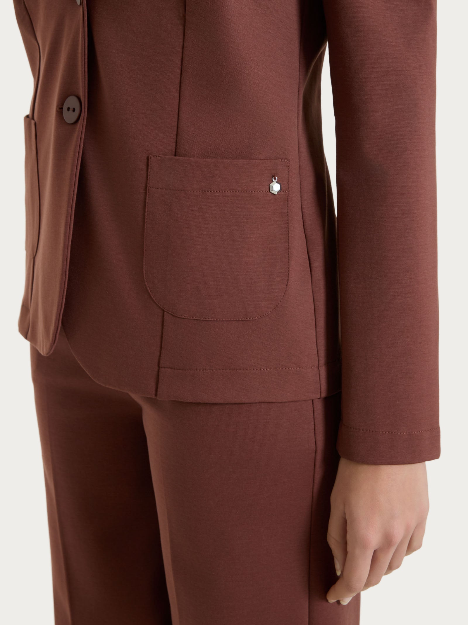 Ragno Compact Light blazer due bottoni leggero cappuccino
