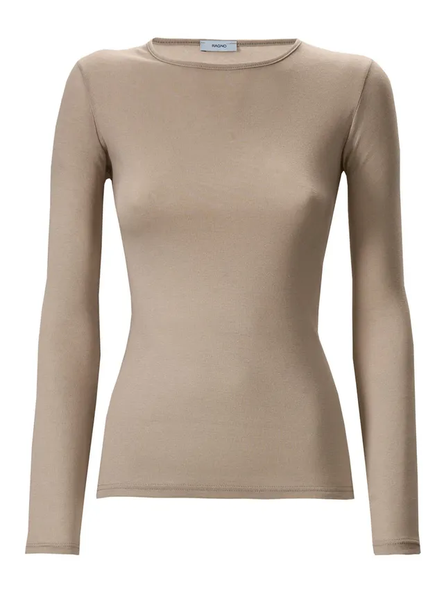 Ragno Thermo Cotton Girocollo Manica Lunga maglia Corda cotone