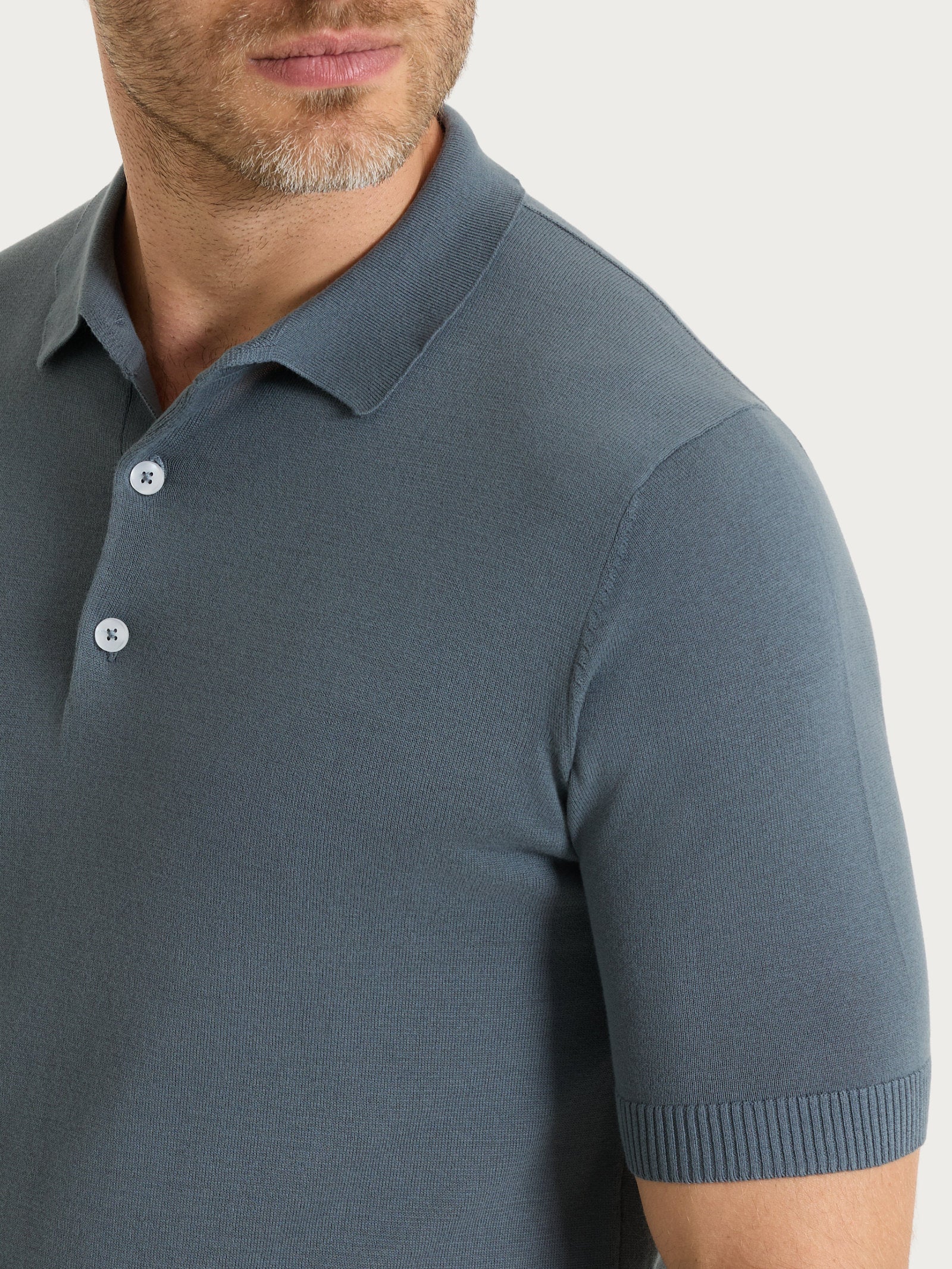 Ragno Puro Cotone Polo Manica Corta Stormy Weather cotone