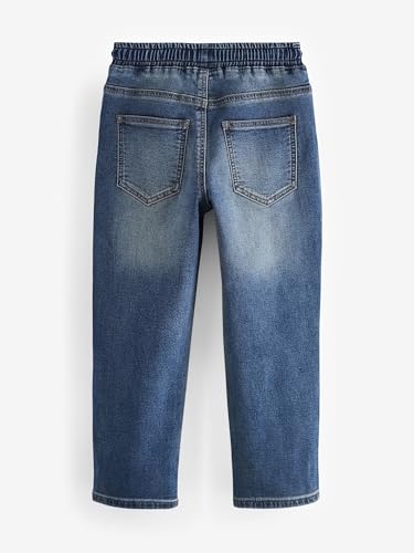 Next jeans larghi bambino 6 anni elasticizzati blu