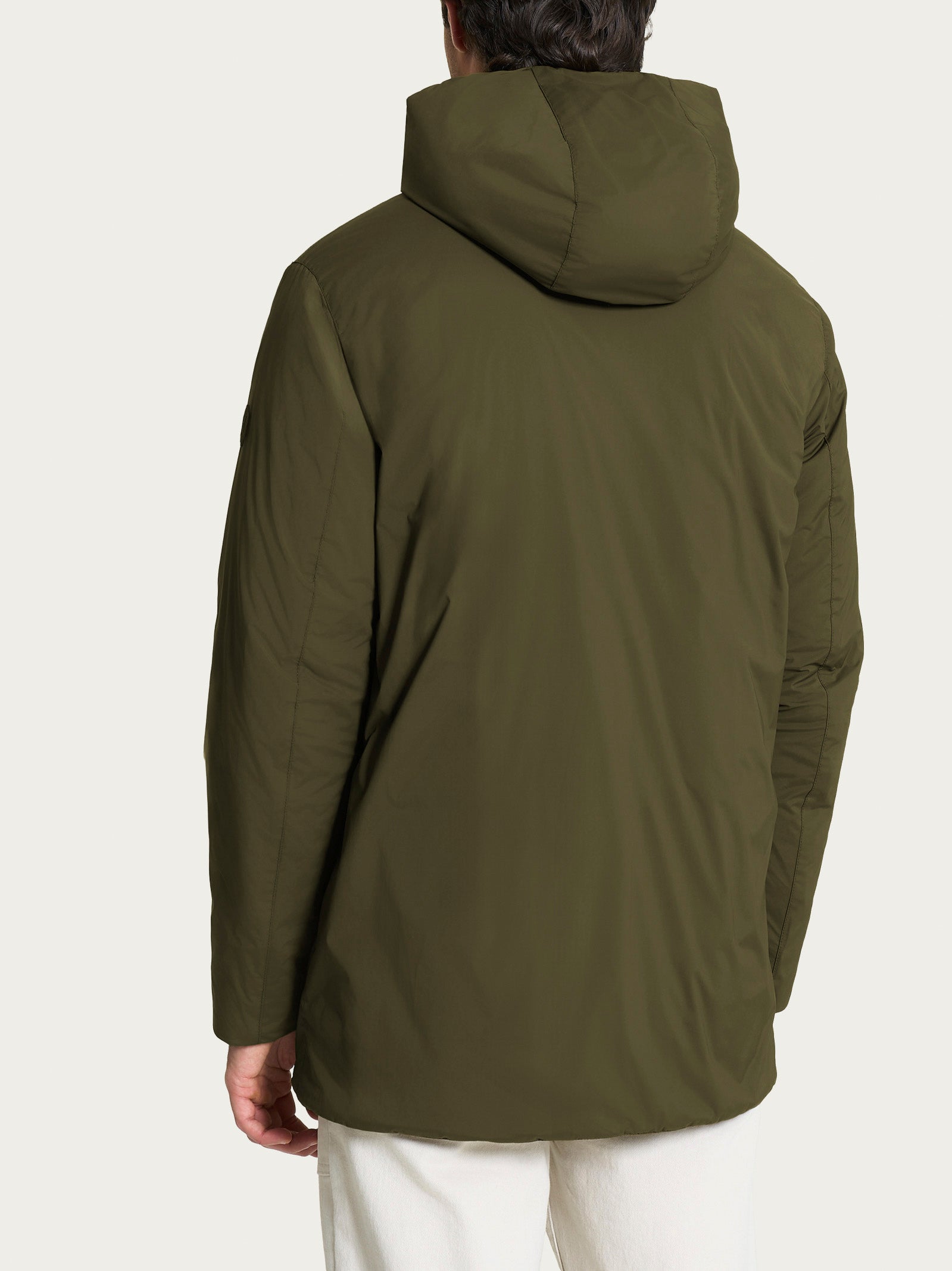 Ragno Vegan Wool Parka piumino uomo dark olive lana