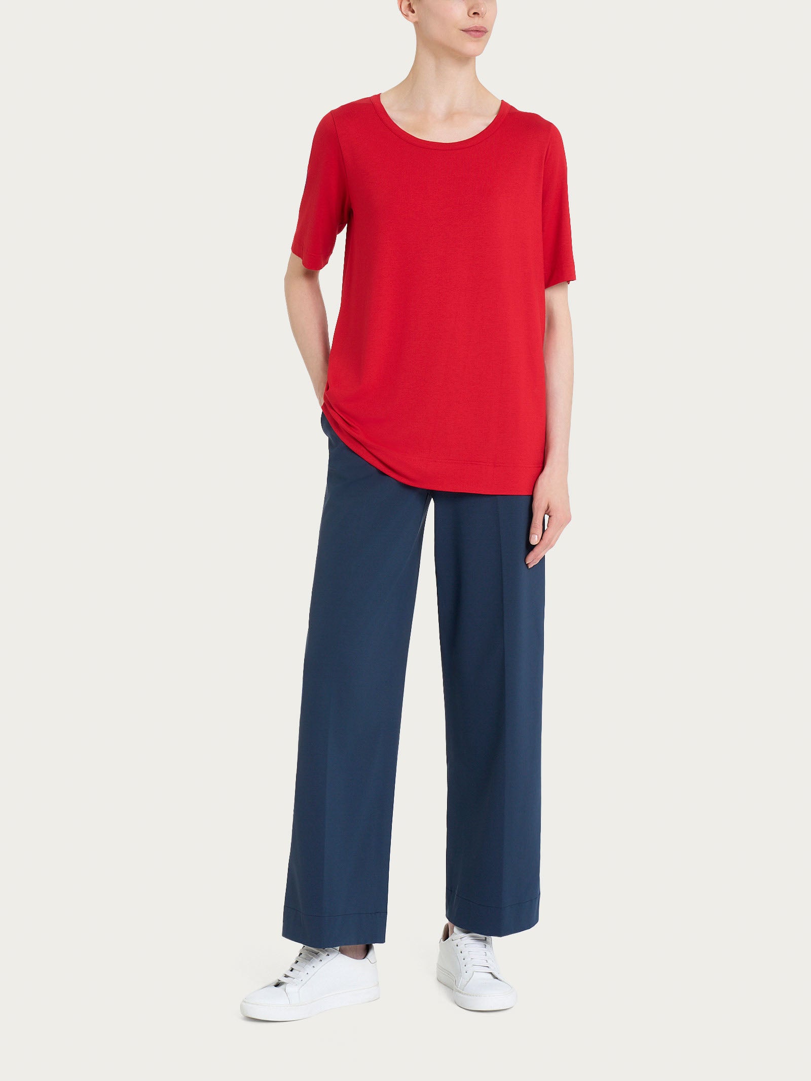 Ragno Viscosa Summer t-shirt manica corta Salsa