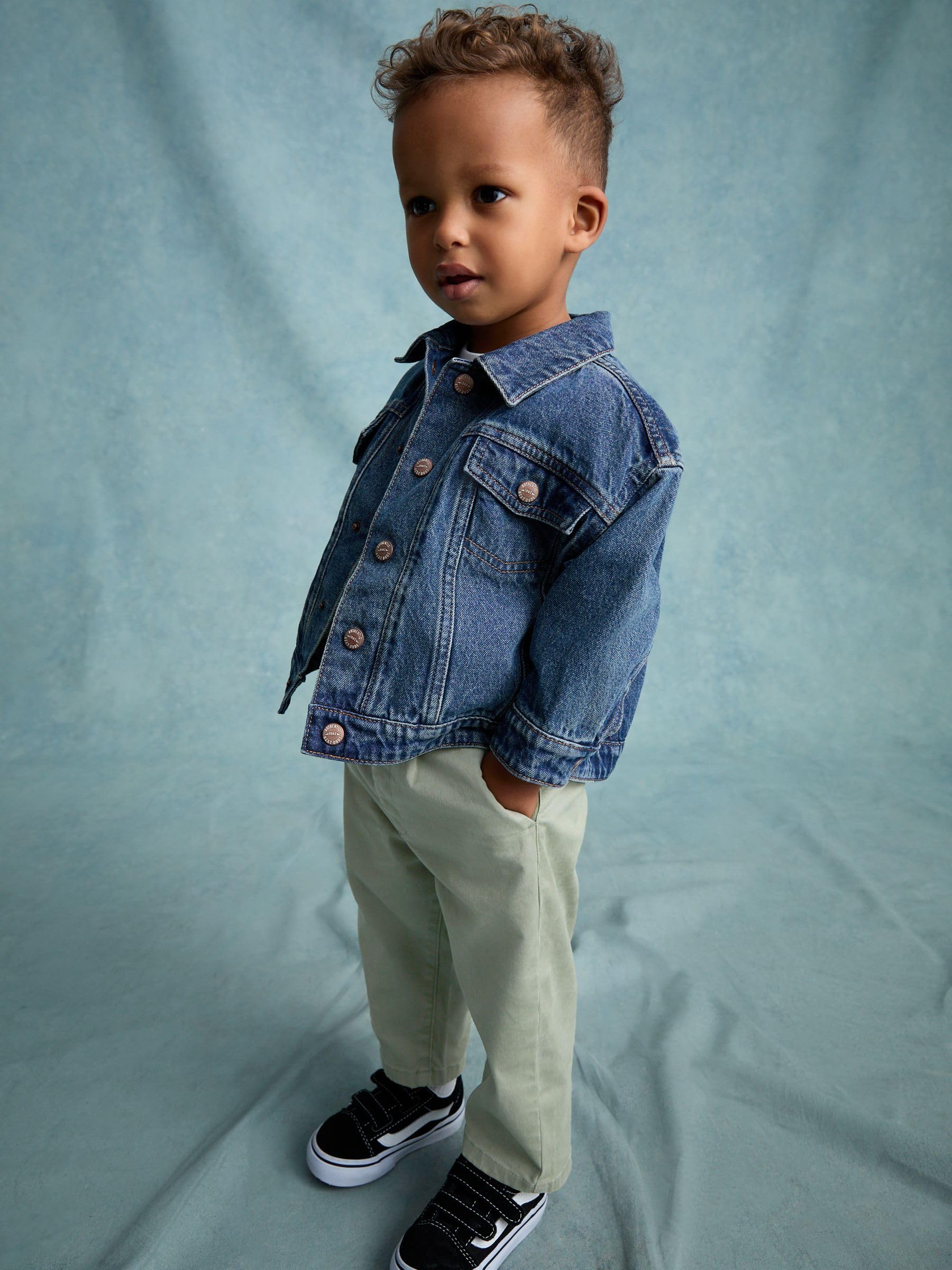 Next giacca jeans bambino 100% cotone 18-24 mesi