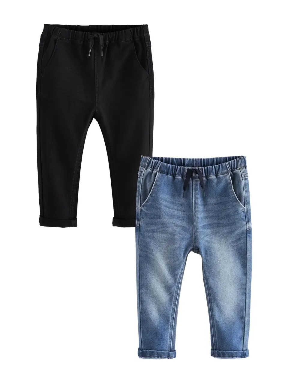 Next jeans bambino elastico 2 pezzi taglia 98-104