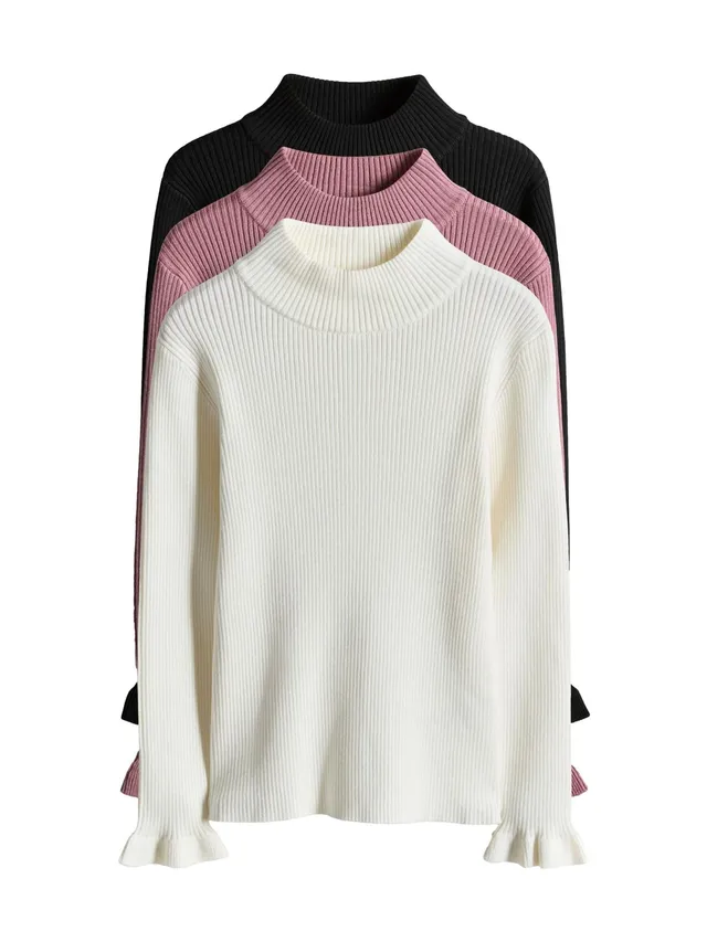 Geo Next The Set lupetto maglia bambina 3 pezzi costina