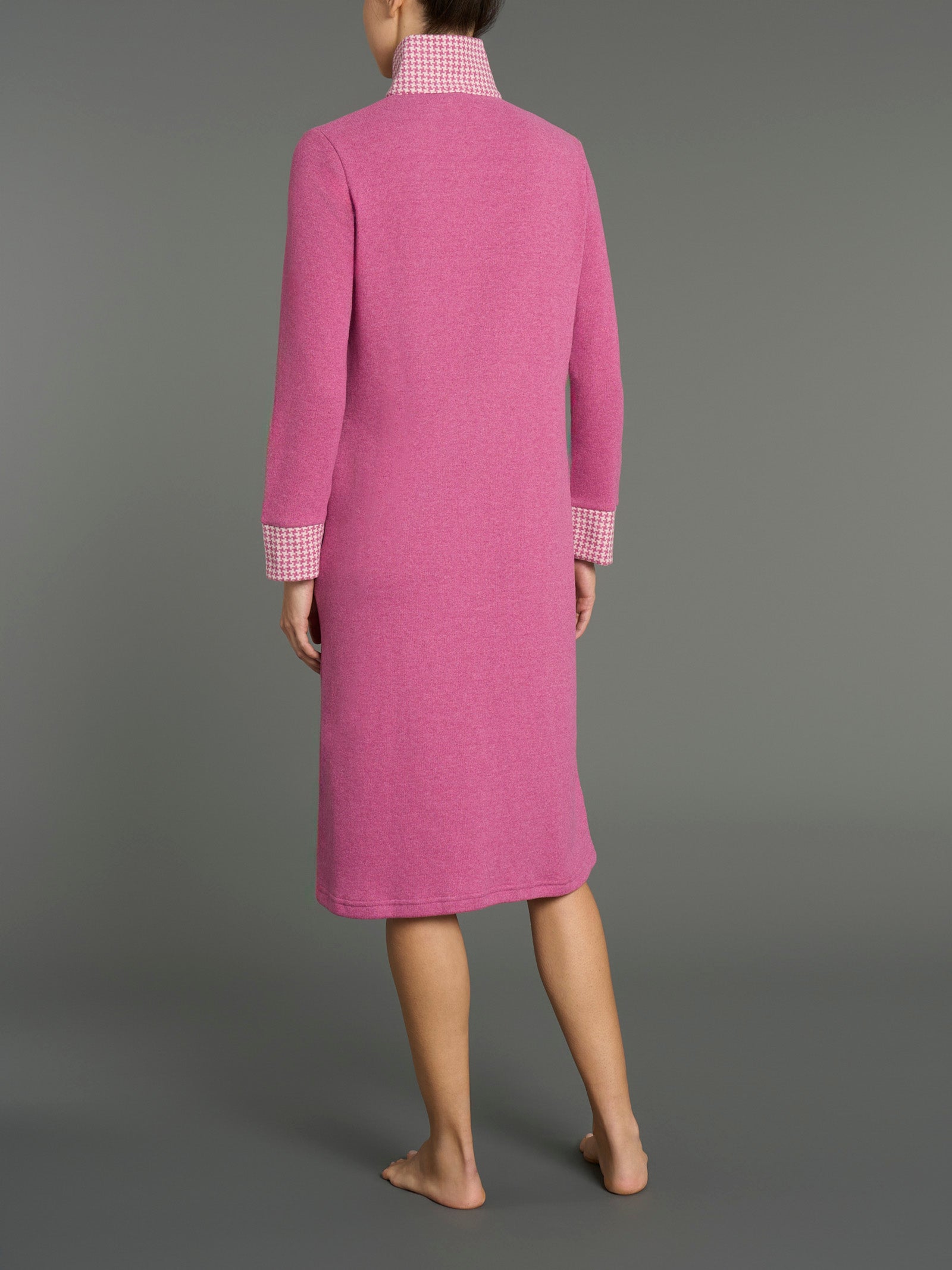 Ragno Cotton Eco Pile vestaglia lunga Fant. Vinaccia