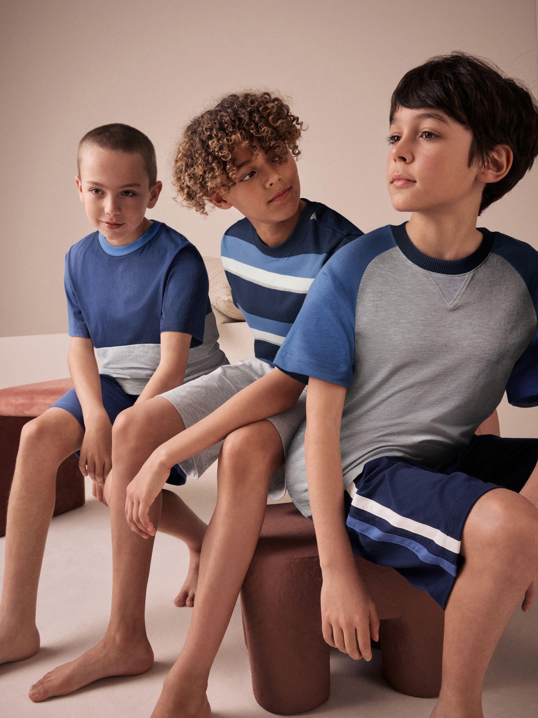 Next 3 pigiami corti bambino cotone 146
