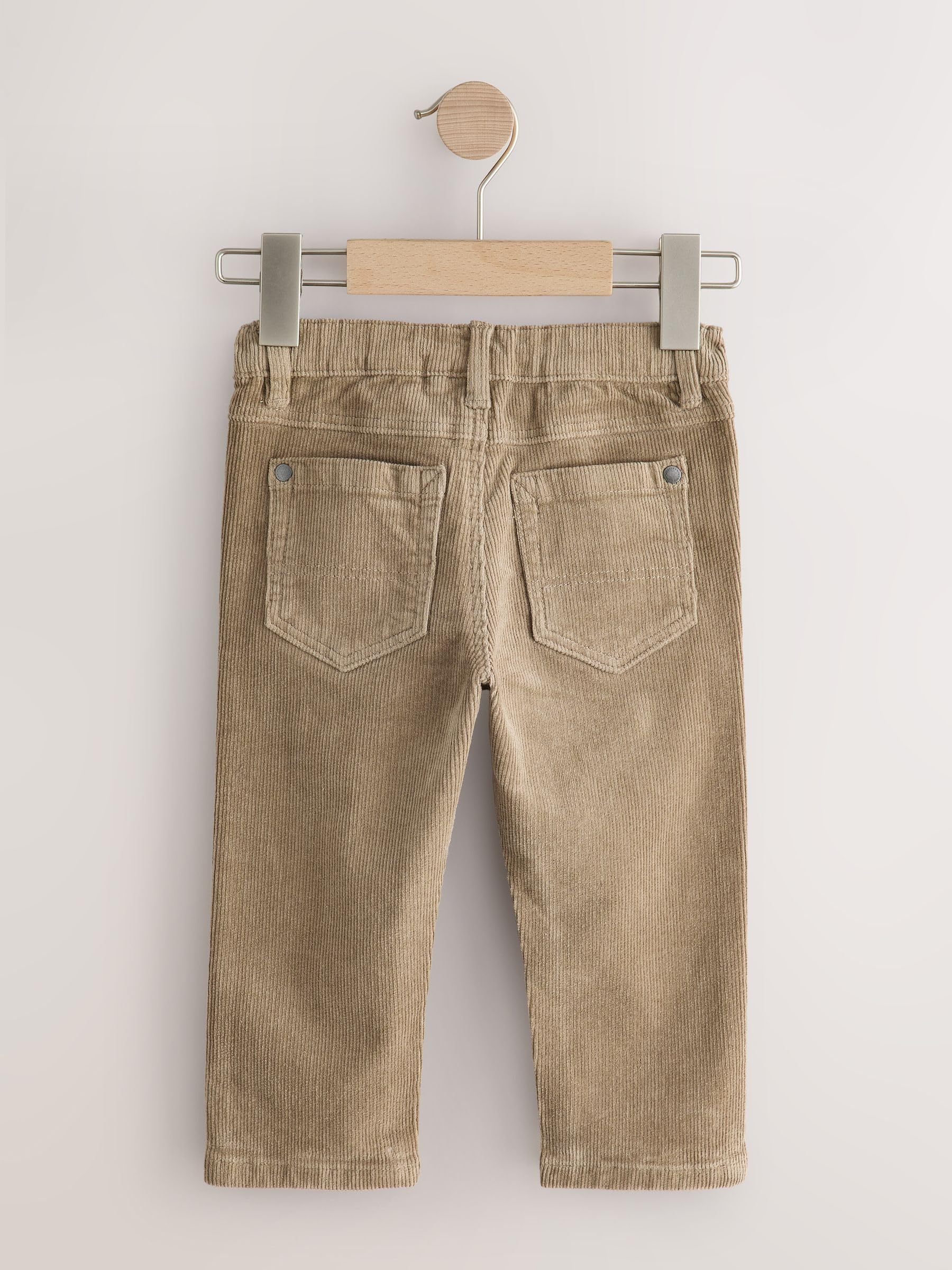 Next pantaloni velluto ragazzo 110-116 confezione 2 paia