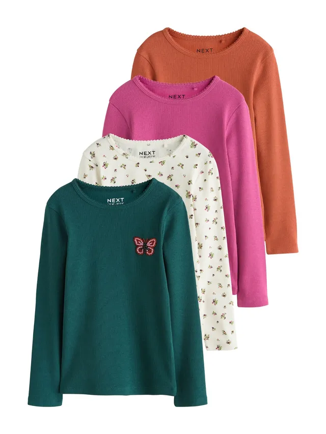 Next top bambina maniche lunghe perline confezione 4 pz 104