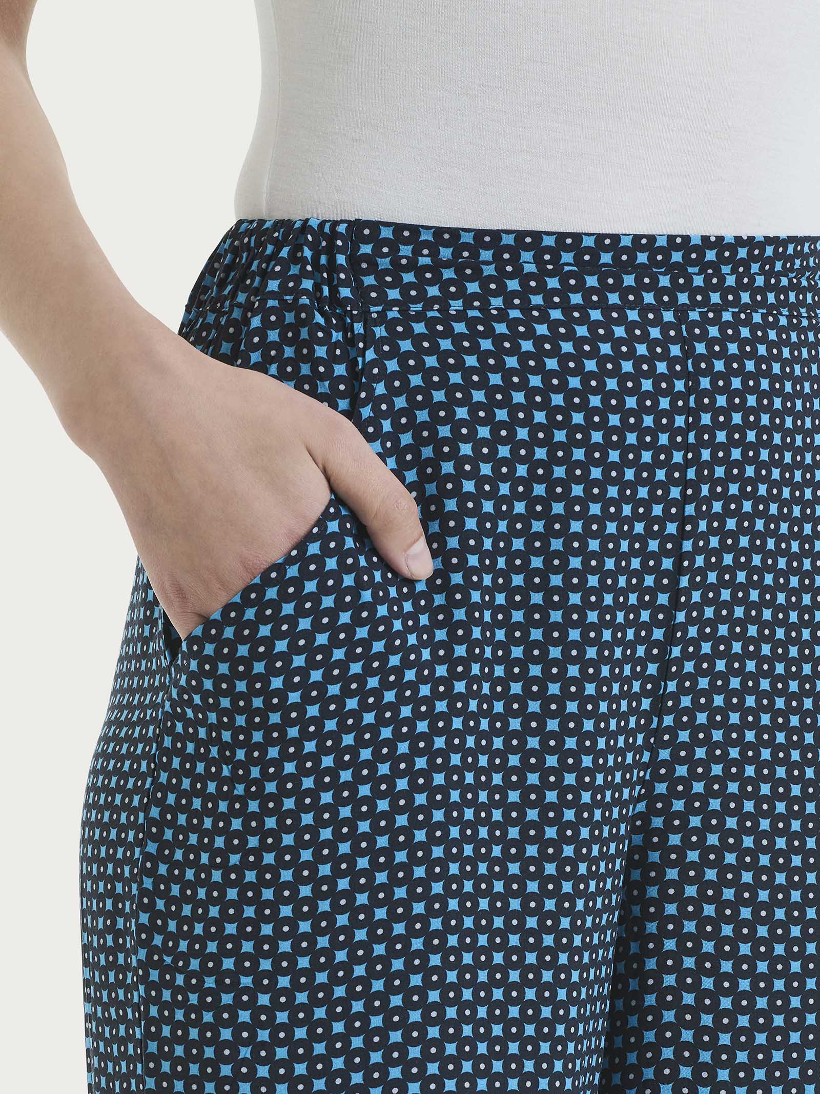 Ragno EcoSeta Ampio pantalone donna Aquarius viscosa