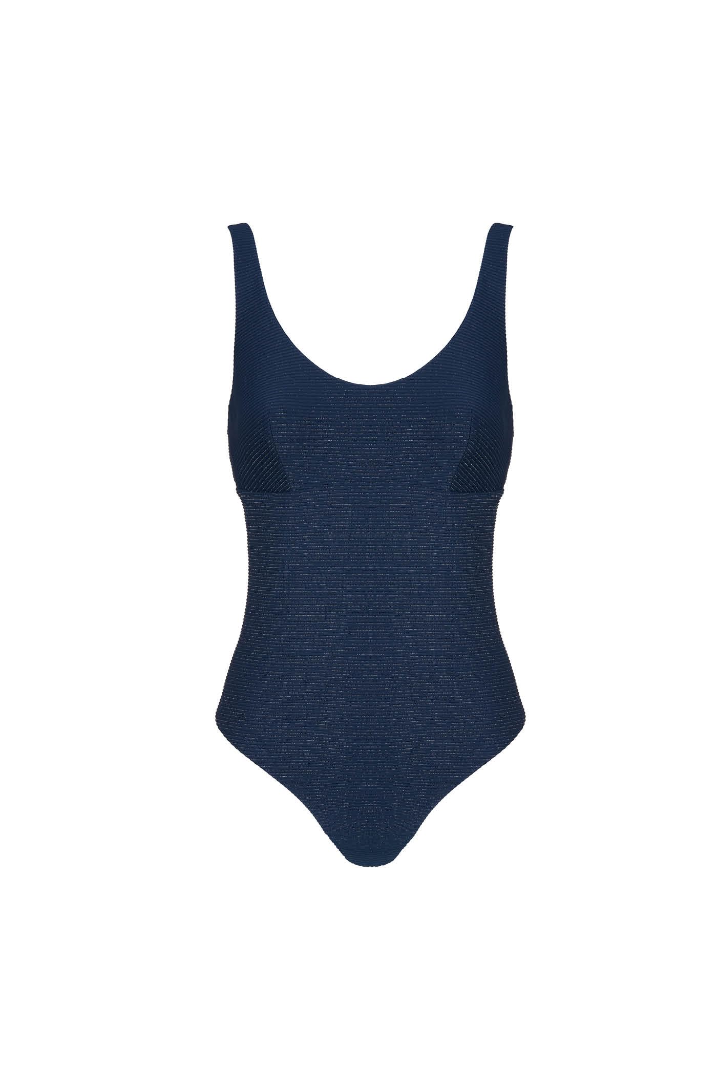 Goldenpoint Costina Lamé costume intero ferretto tinta unita