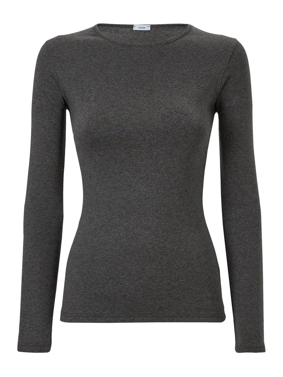 Ragno Thermo Cotton maglietta girocollo ardesia manica lunga