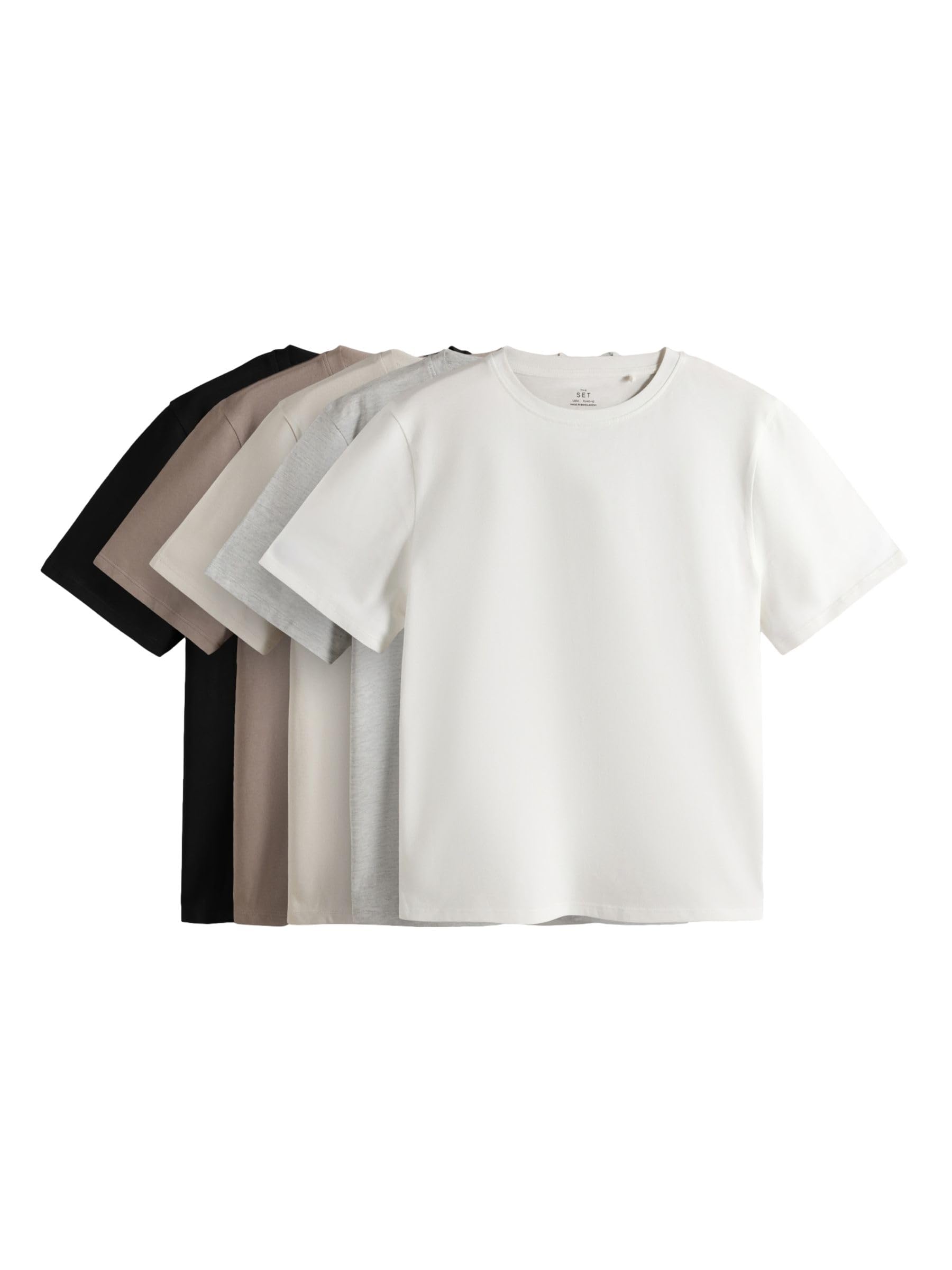 The Set T-Shirt Donna 5 Pezzi vestibilità comoda