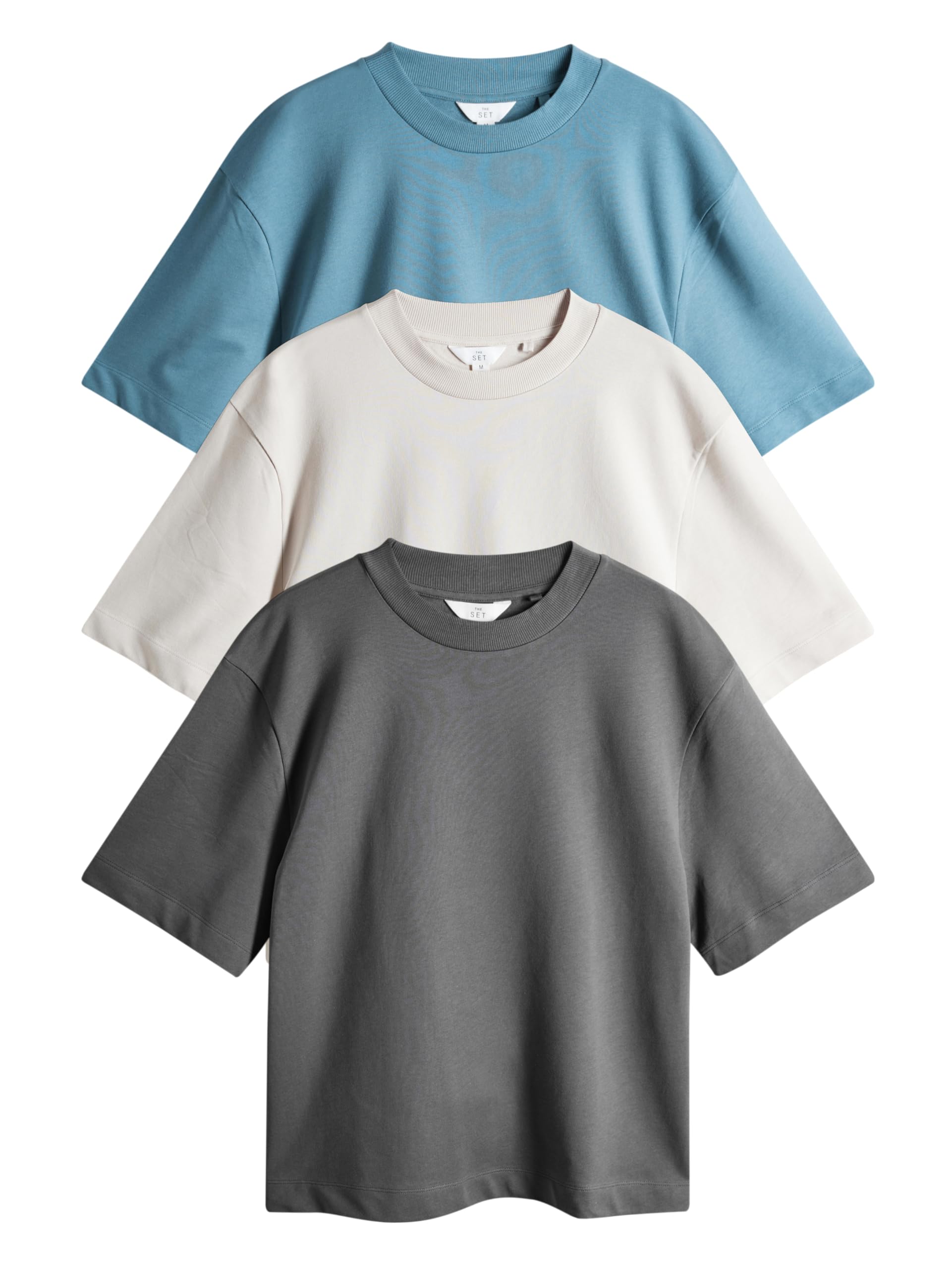 Next The Set T-shirt pesante prima qualità confezione 3 donna