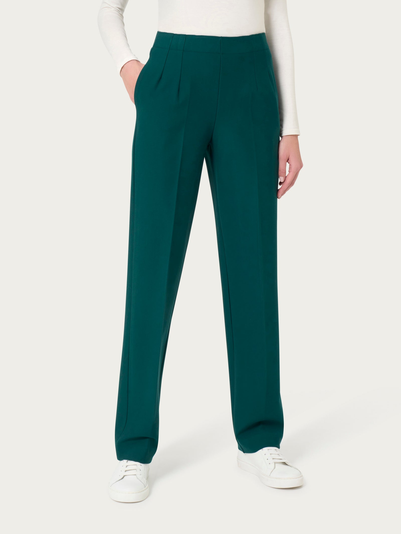 Ragno Compact pantalone dritto Rain Forest tasche