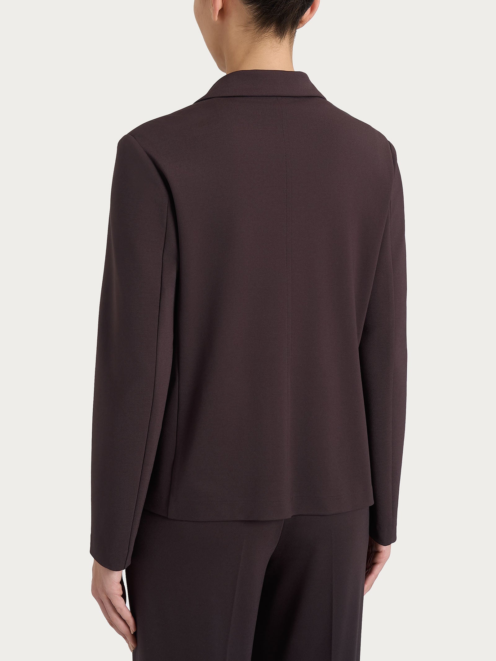 Ragno Cashmere Compact blazer doppio petto Chocolate Torte regular