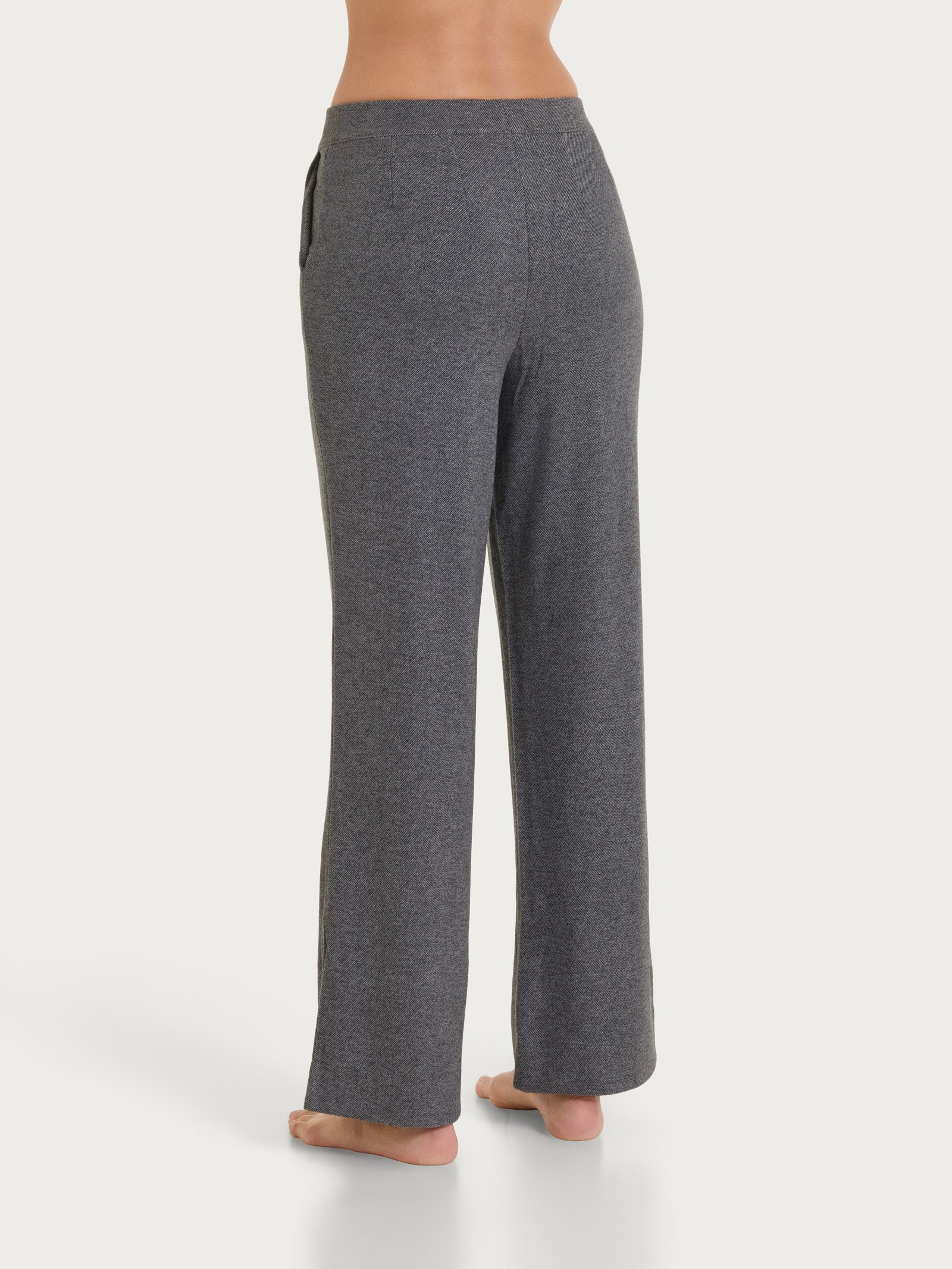 Ragno Homewear The Wide Leg pantalone Ardesia Flannel Compact