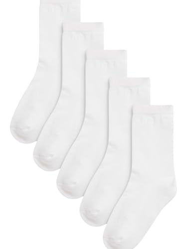 Next calzini caviglia bambina cotone 37-41 confezione 5 paia imbottiti