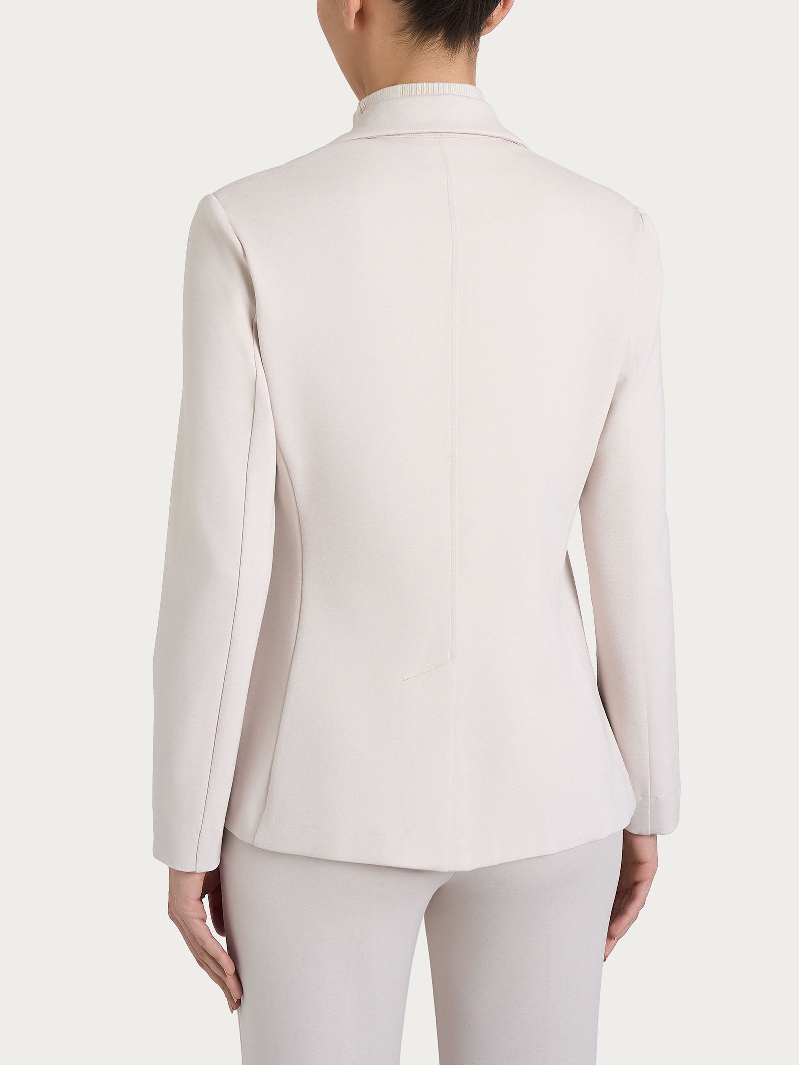 Ragno Cashmere Compact Blazer Champignon 2 bottoni