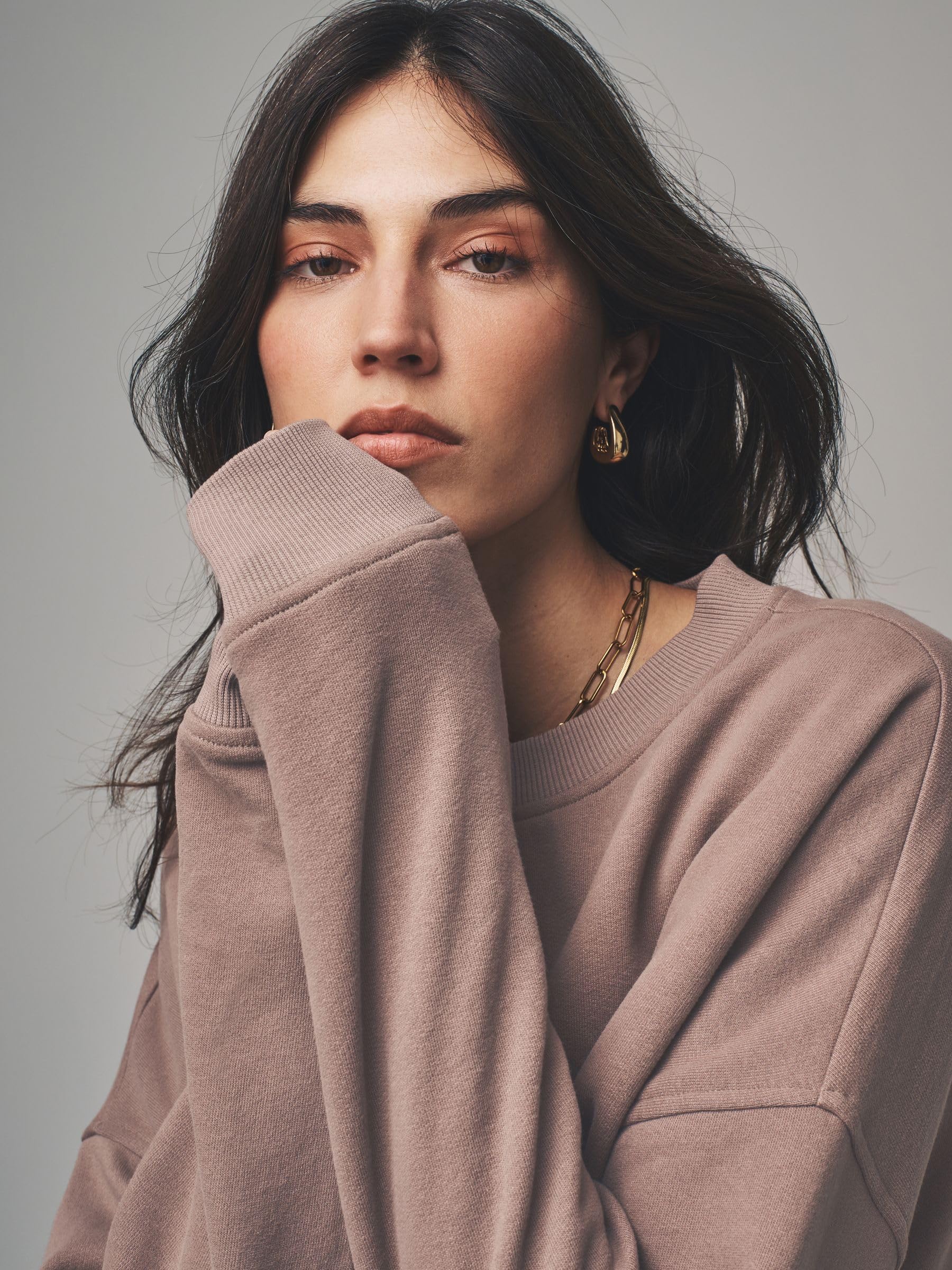 Geo Next The Set Felpe Donna Oversize 2 Pezzi Cotone