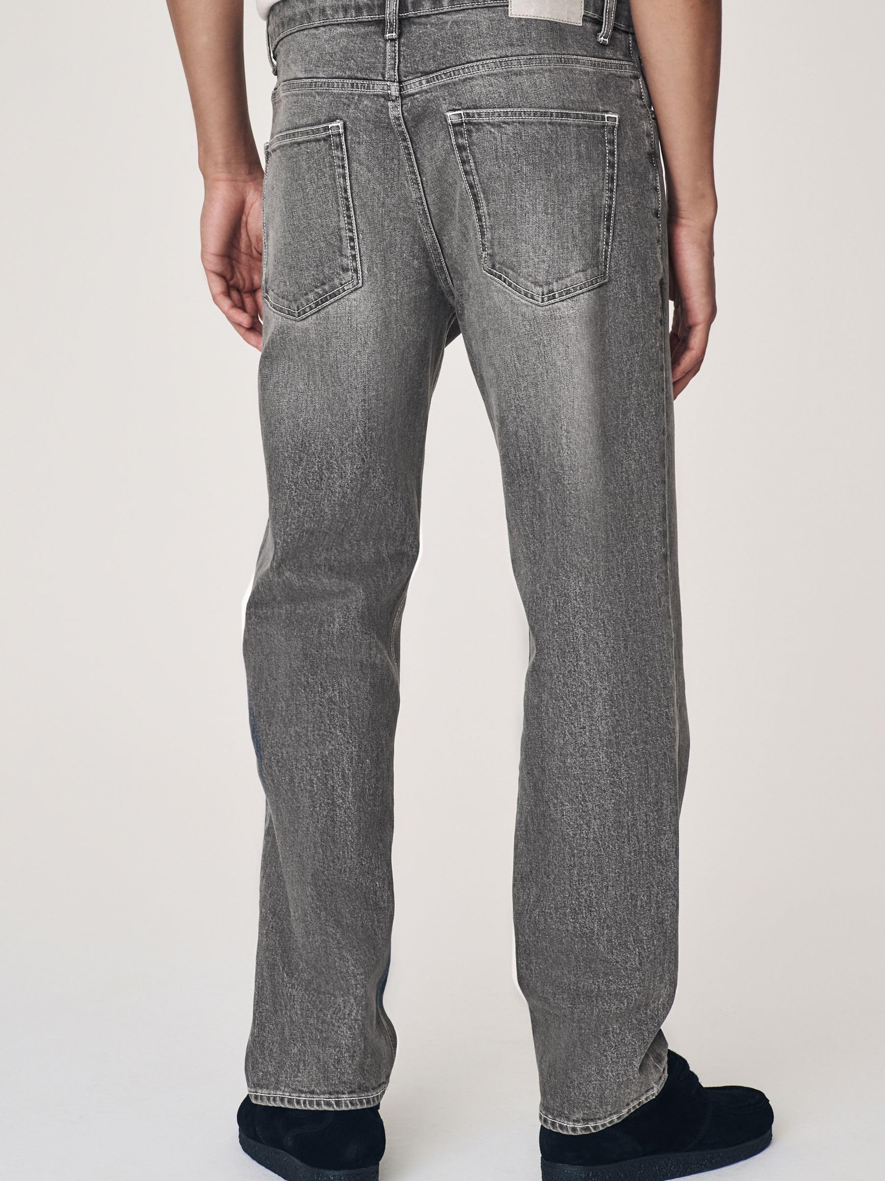 Next jeans uomo vintage 36 dritti elasticizzati