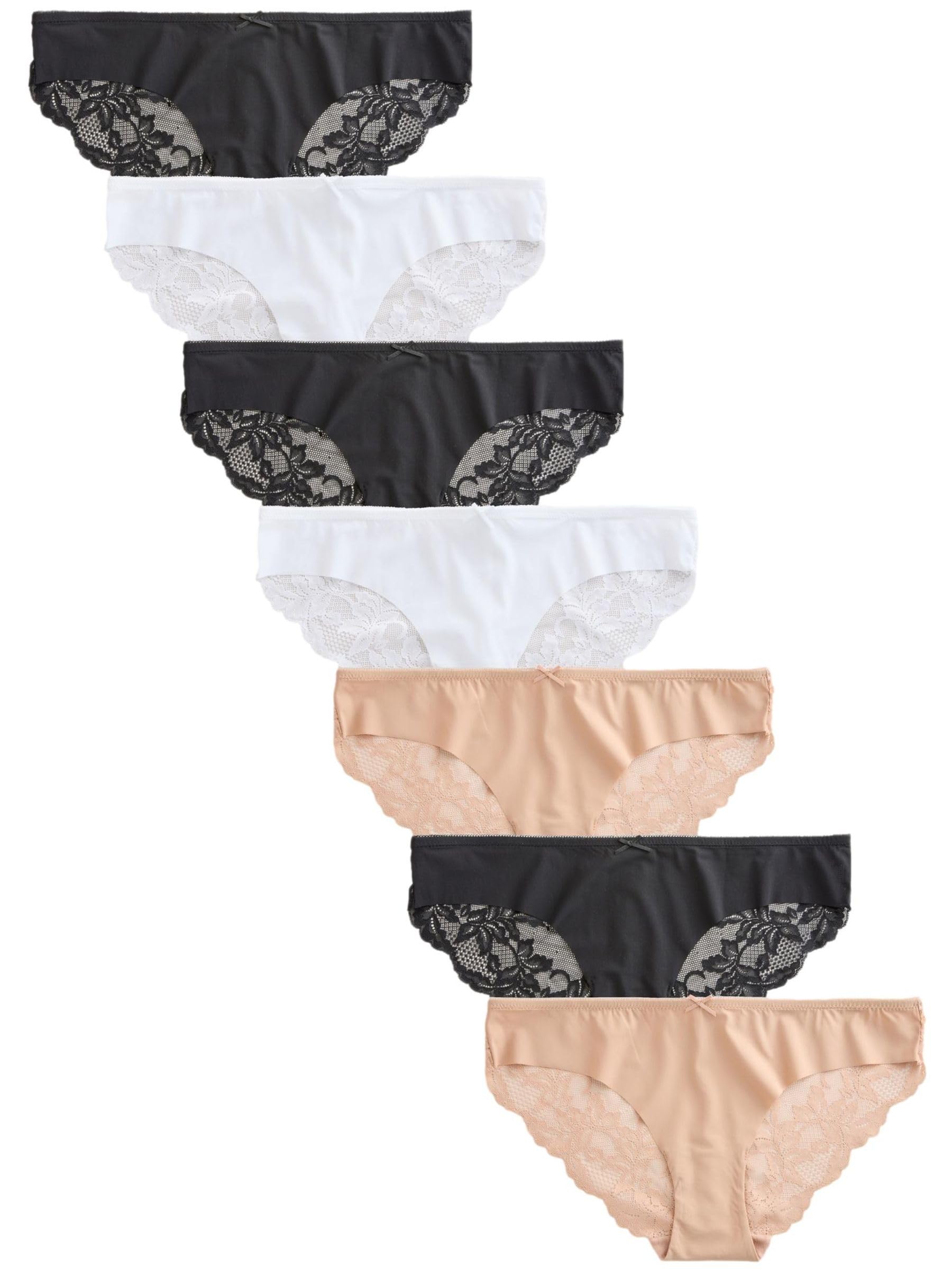 Next slip donna 7 pezzi brasiliana pizzo