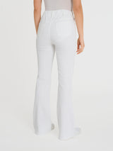 Ragno Super Denim jeans flare White tasche elasticizzati
