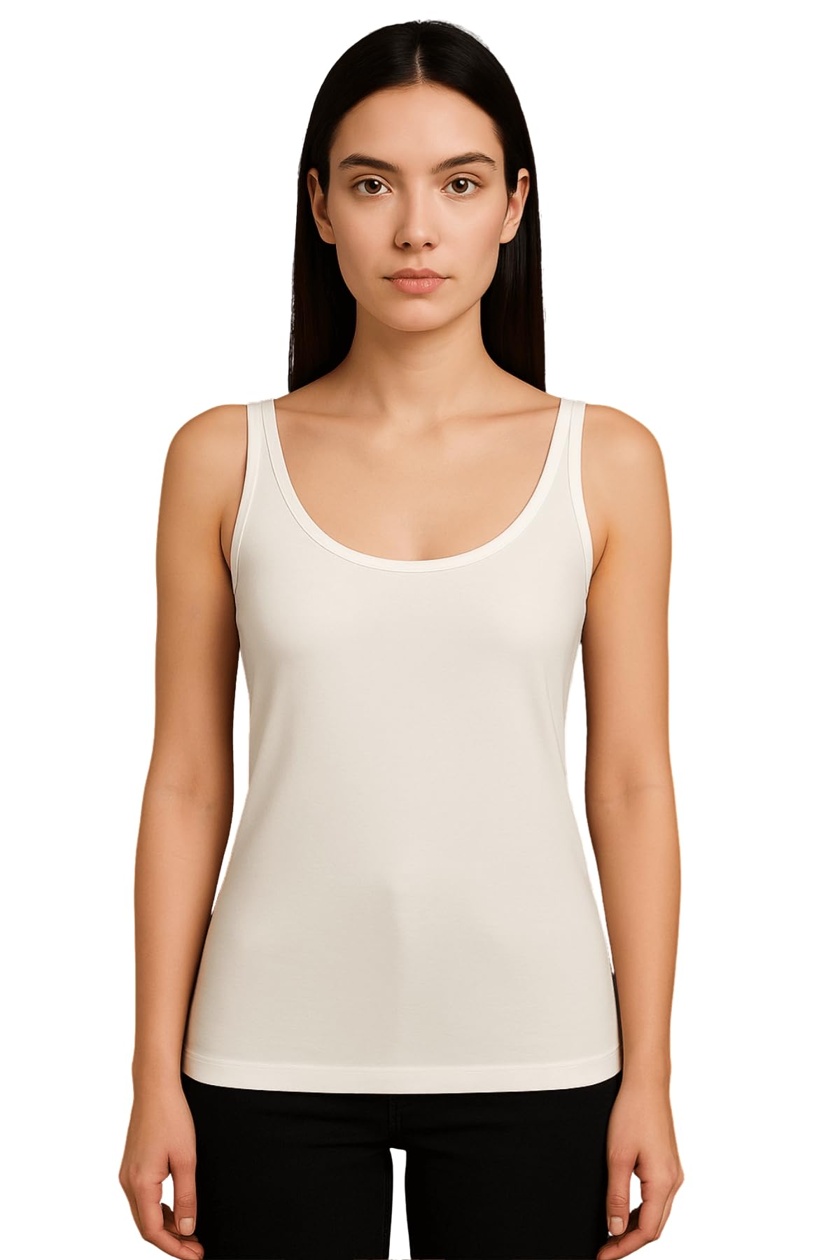 Lady C Canotta Donna Micromodal Spalla Larga Comoda