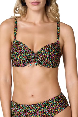 Goldenpoint Wonderland coulisse con ferretto top bikini fantasia floreale