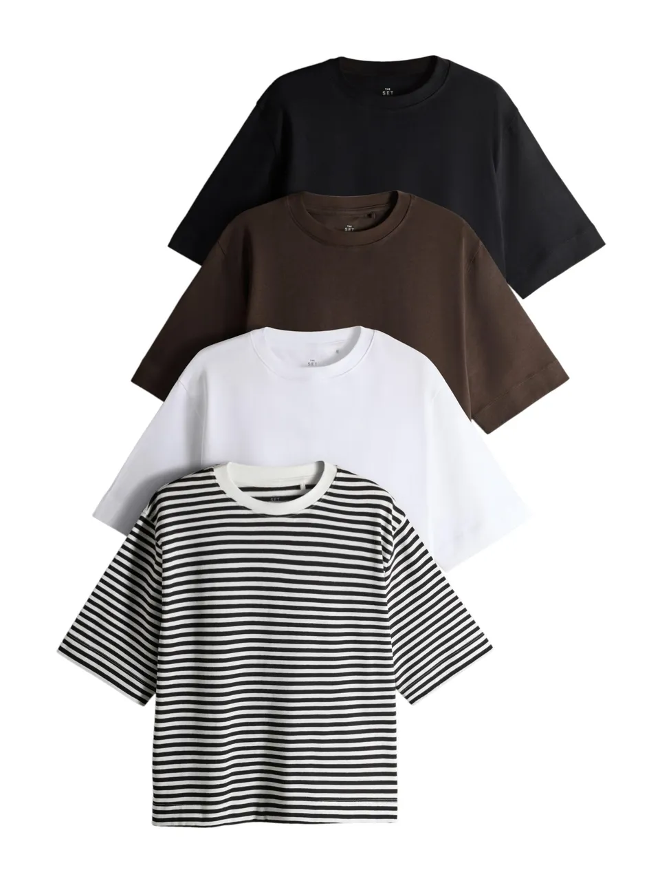 Geo Next The Set T-Shirt Tessuto Pesante Manica Corta 4 Pezzi