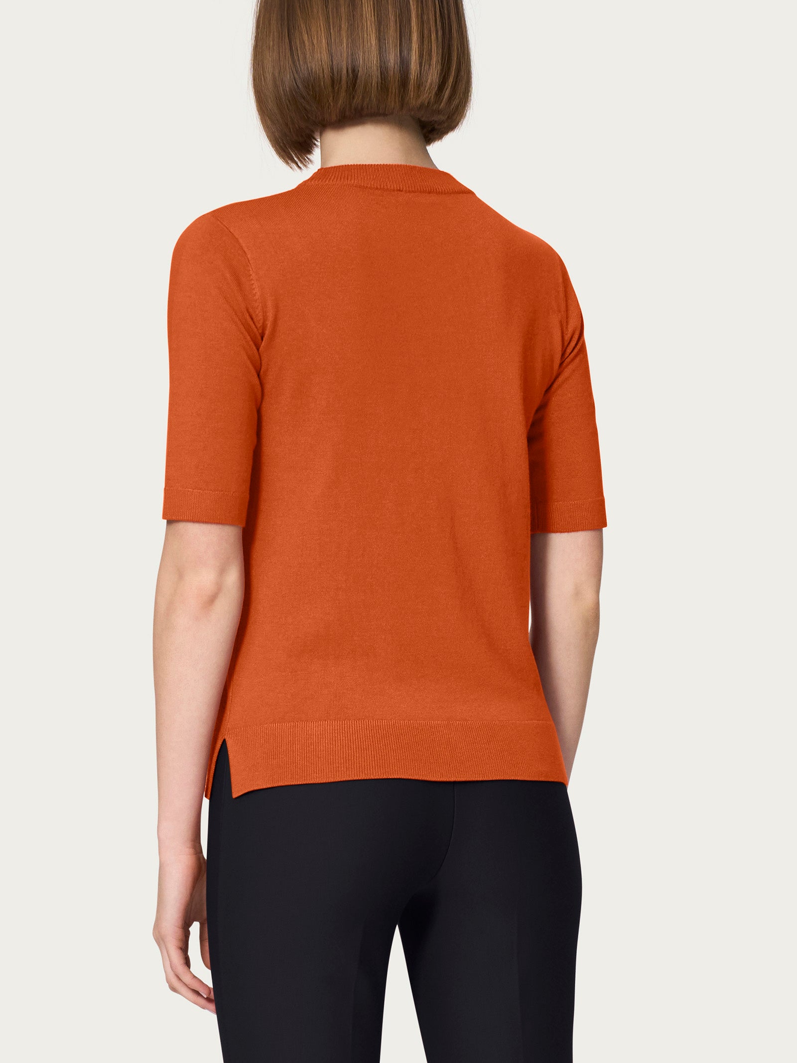 Ragno Four Seasons Maglia Girocollo Manica Corta Rust leggera