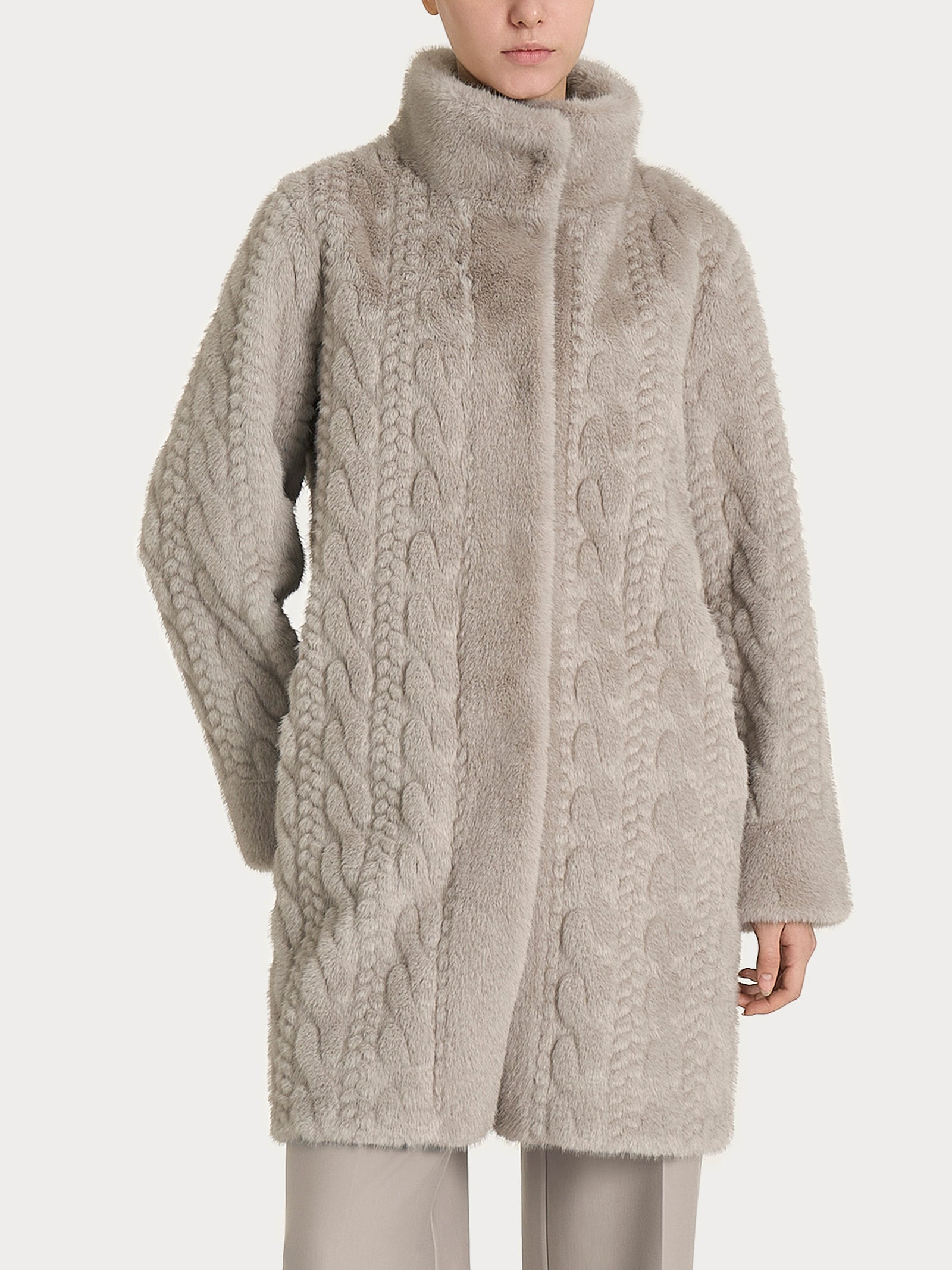 Ragno Cappotto Double-Face Donna String Vegan Fur