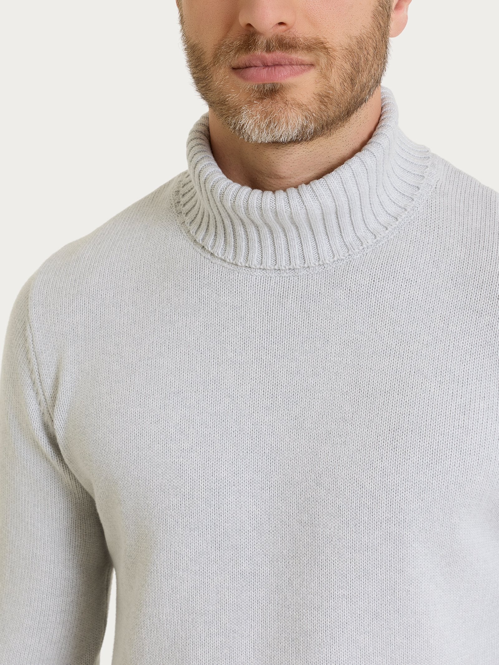 Ragno Winter Cotton lupetto uomo dawn blue mel