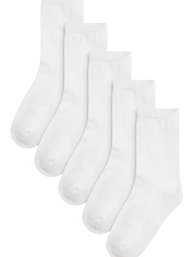 Next calzini caviglia bambina cotone 37-41 confezione 5 paia imbottiti
