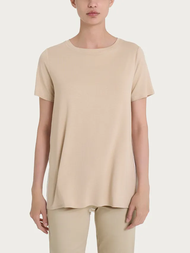 Ragno Viscosa Summer T-shirt Donna Girocollo Irish Cream