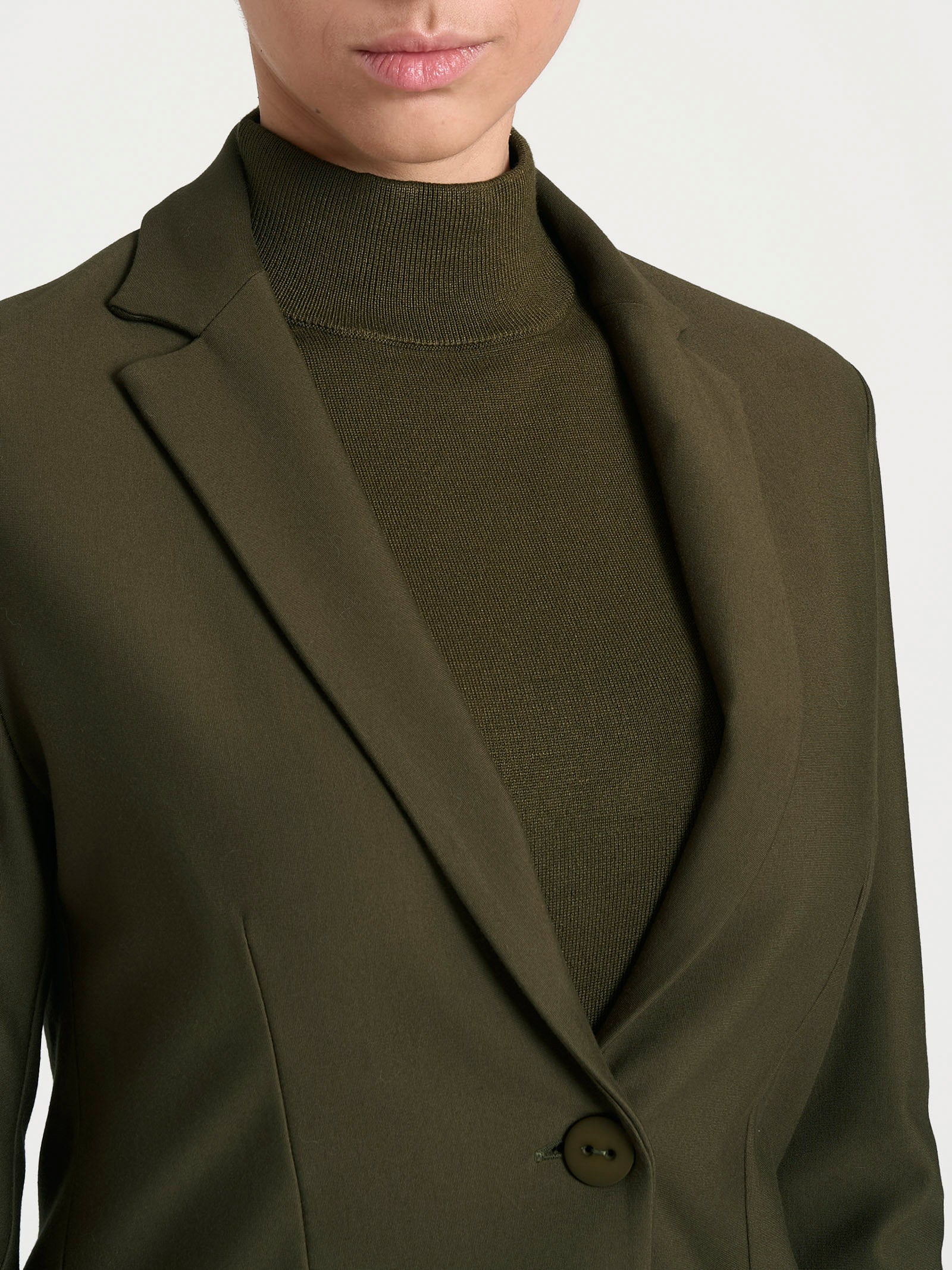 Ragno Compact Blazer due bottoni Dark Olive